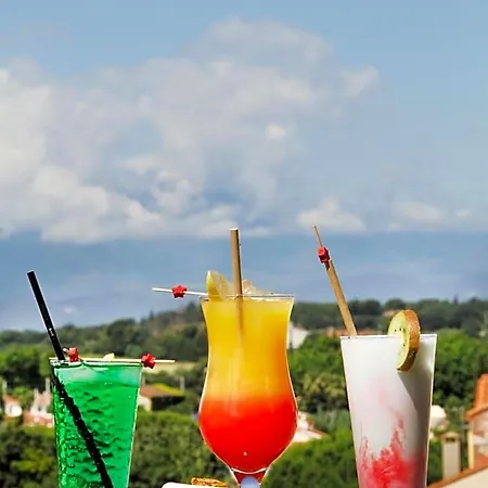 Szálloda Logis Restaurant Le Cara Sol Elne